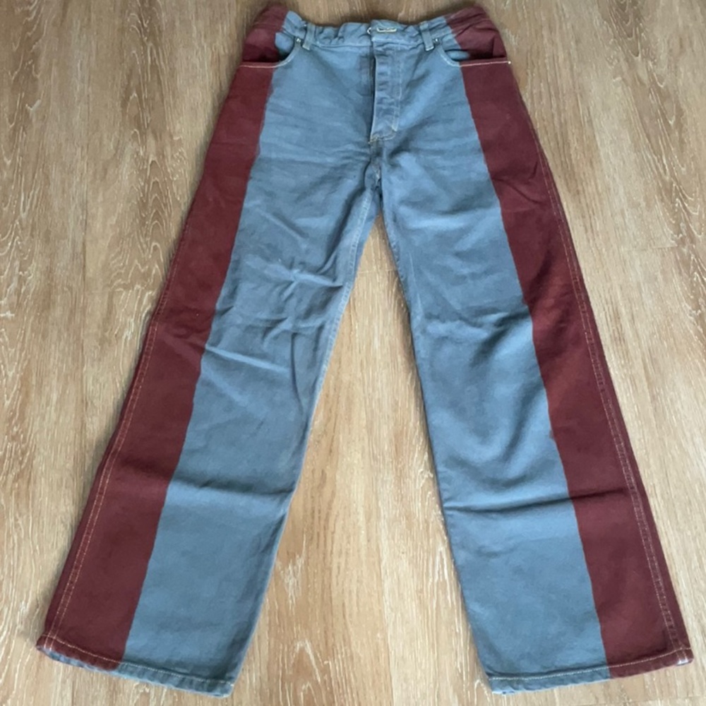 NWOT Eckhaus Latta Size 26 Hand Dyed Denim
